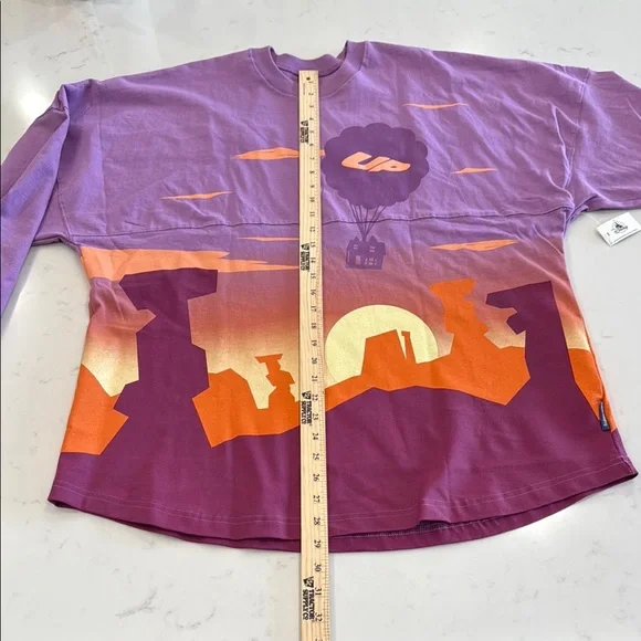 Disney Adult Purple and Orange 'Up' Shirt - Picture 5 of 7